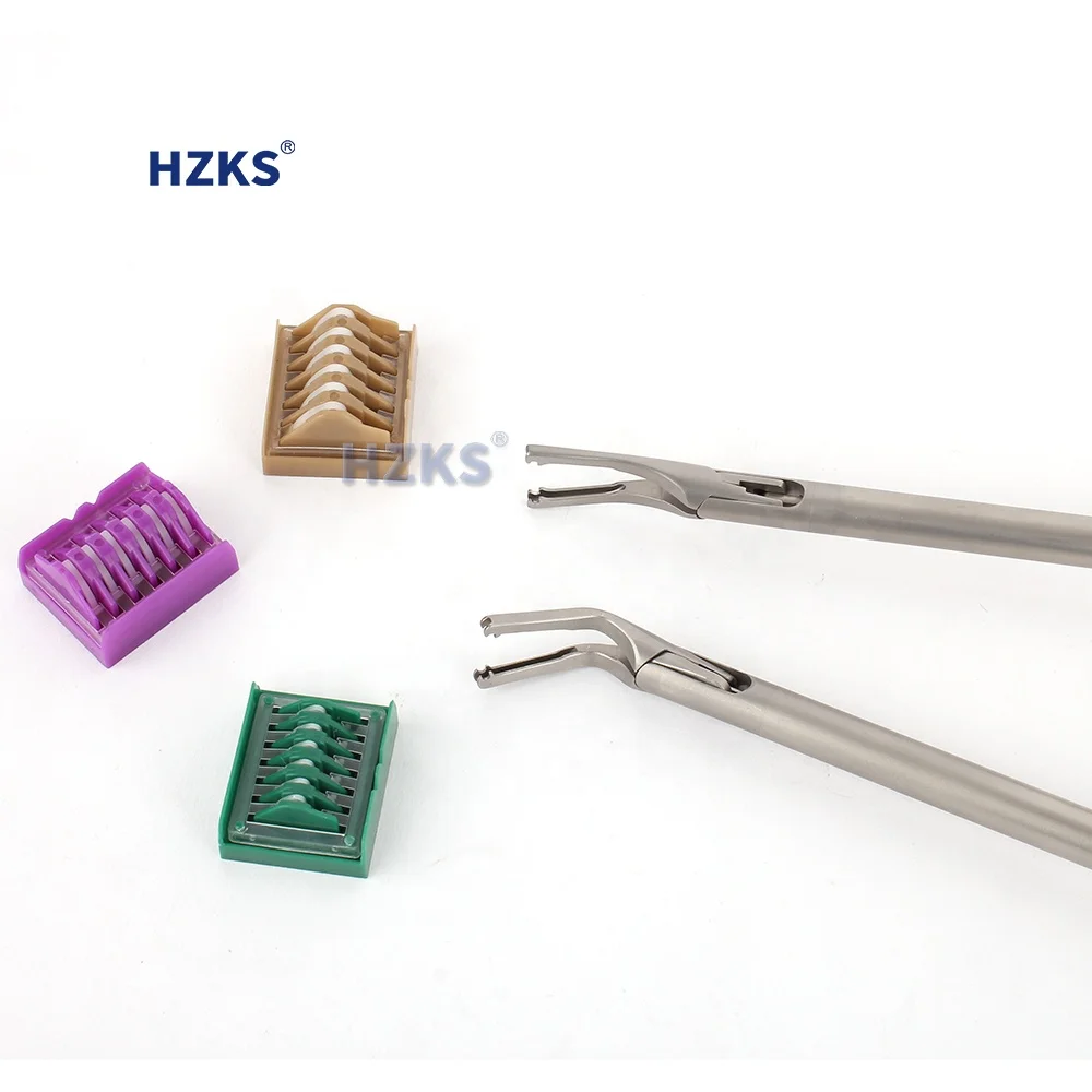 Star KLF Factory Laparoscopic Hemolock Polymer Clips Applier for Open Surgery Manual Power Source Manufactured by KLF