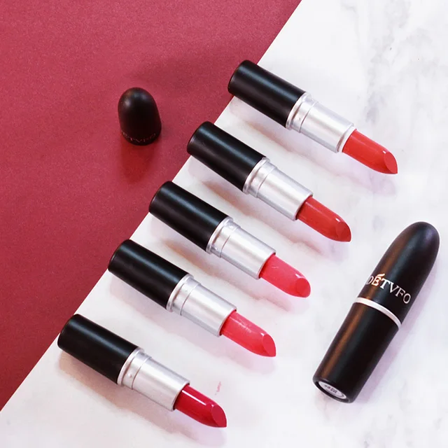 
OEM/ODM грубая увлажняющая Косметика многоцветная матовая водостойкая помада оптовая продажа 