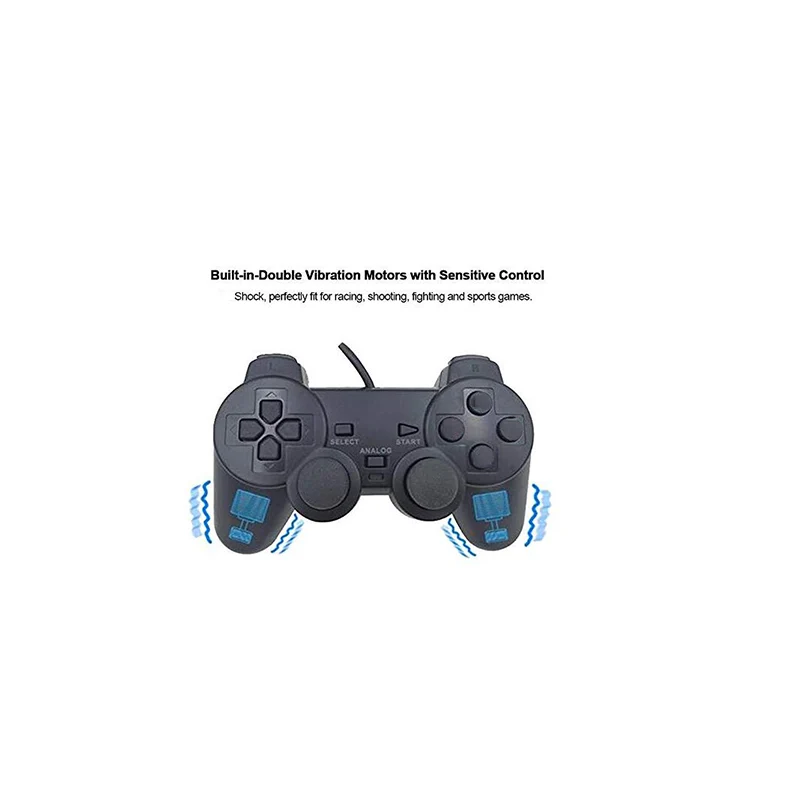 Amazon | Zeion 有線コントローラー PS2 Dual Shock用 2個パック