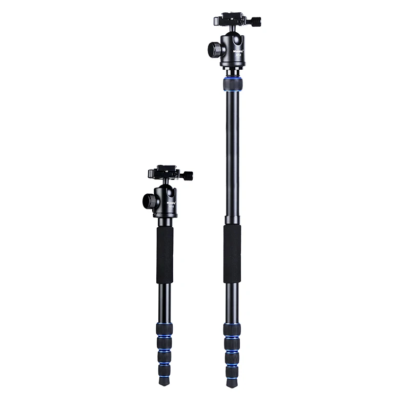 Manbily AZ-310カメラ三脚一脚、360度ボールヘッドアルミニウム合金軸 