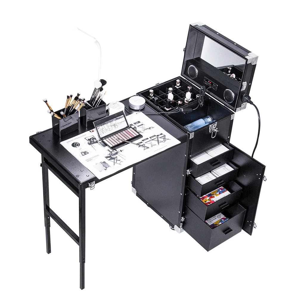 Online Shopping Cosmetic Trolley Case Nail Polish Station Makeup Table Nail  Polish Organizer case Nail Manicure Table