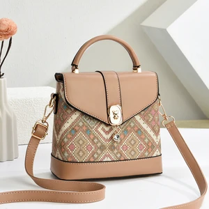 Elegance Square Sac a Main Femme Daily Life Zipper Purses and Handbags Crossbody Bag Women