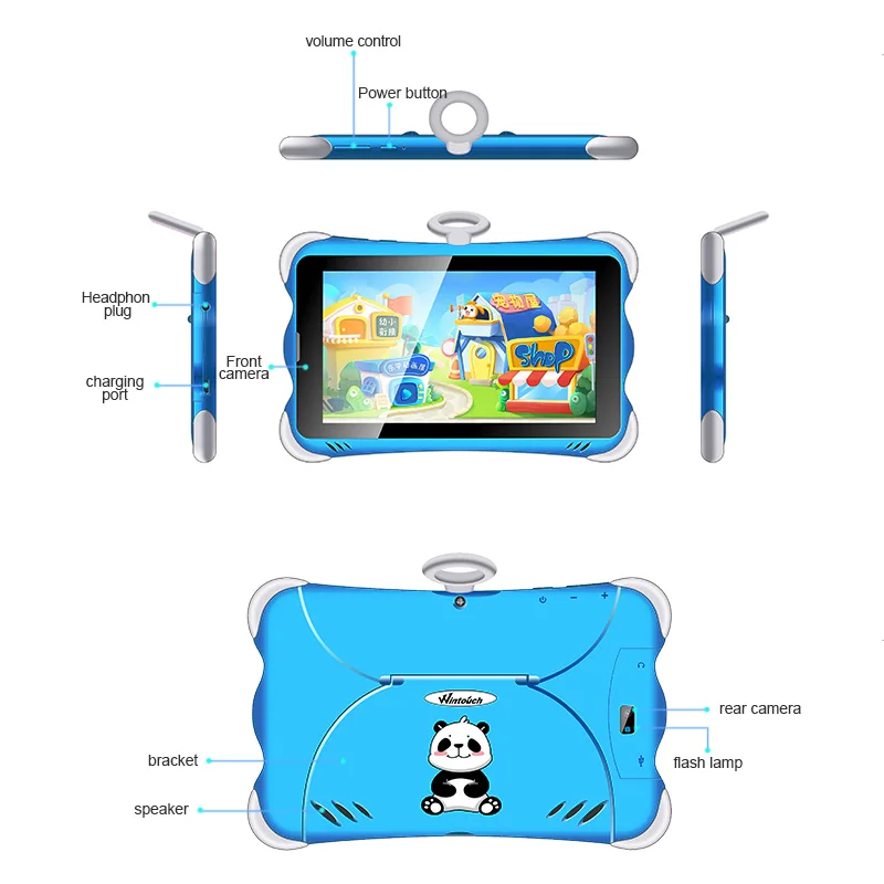 Tablet PC 7 Inch Android 2GB 16GB Dual Camera WIFI Educational Kids Tablets Tablet Kinder With Sim Card