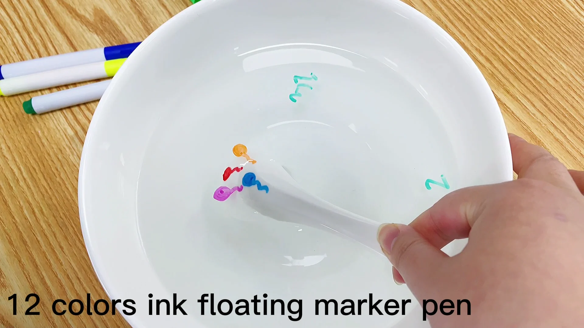 Diy Whiteboard Markers Magic Water Floating Ink Painting Pens Kids