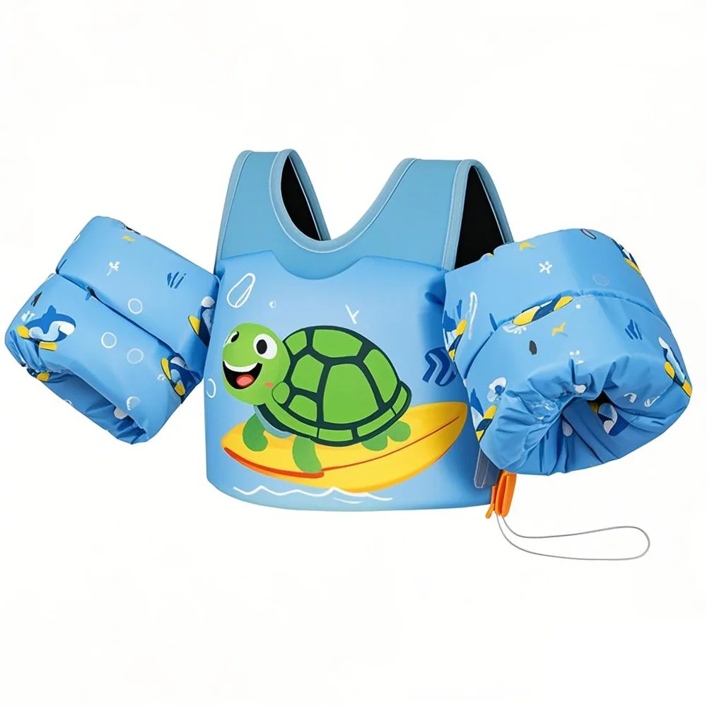 product ce certified custom kids neoprene life jacket toddler floating vest for swimming training child aid epe foam baby lifejacket-12