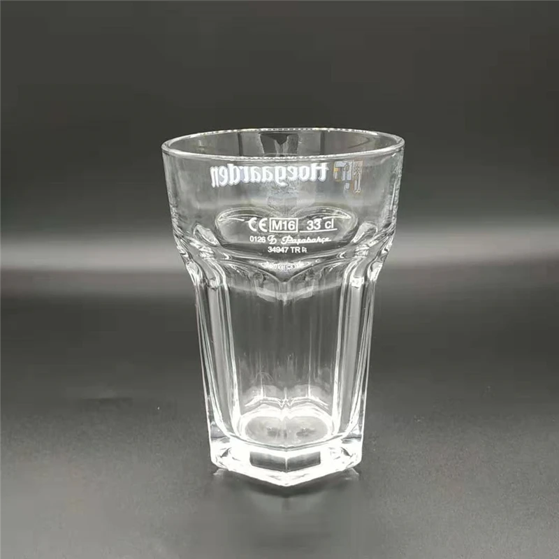 High Quality 330ml Hoegaarden Beer Glass Cup Crystal Hoegaarden Glass Beer Cup for Sale