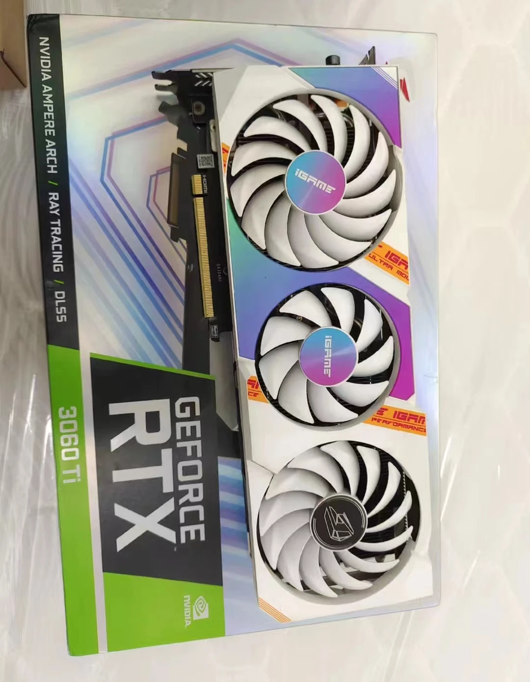 Used Colorful GPU IGame GeForce RTX 3060 Ultra W OC 8GB Used Graphics Cards for Desktop Game Graphics Cards Rtx