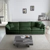 Green + Chenille + 3 Seat