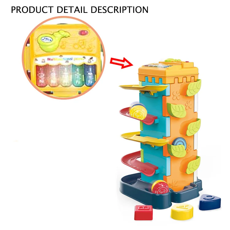 Multifunction Music Light Game Set for Baby Piano Track Toy