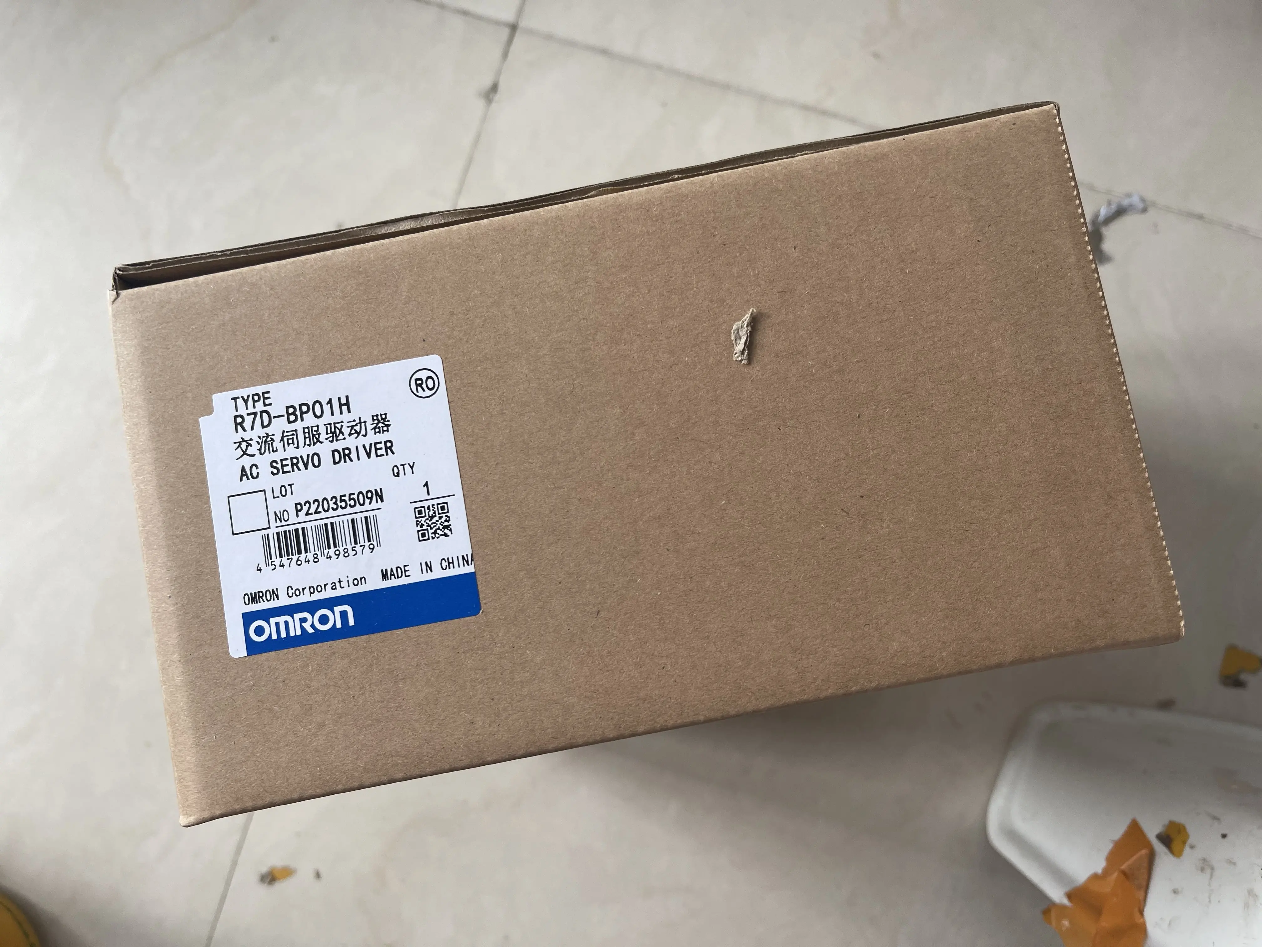 Omron AC Servo Driver R7D-BP01H