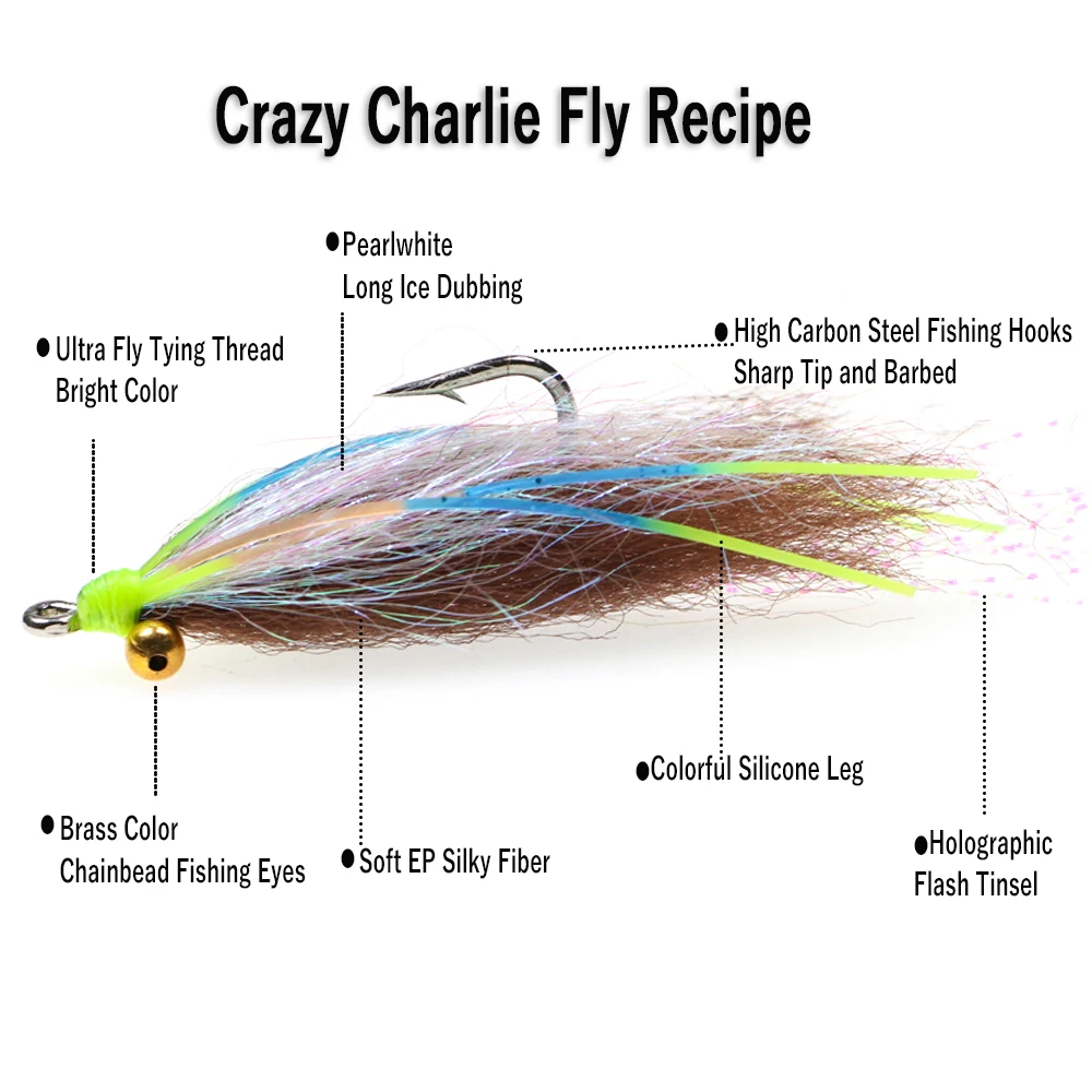 charlie white fishing lures Umpqua Crazy Charlie Brewer Charlie Bees are small but effective lures for panfish Sexy Charlie - White