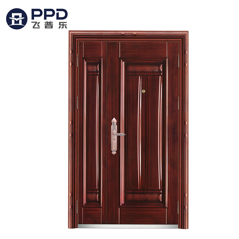 Phipulo Factory Latest Design Hot Sale Chinese Supplier Classic Doors Exterior Double Security Steel Door