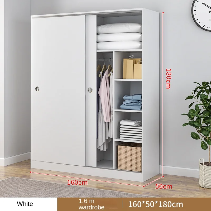 Der Einfache-Kleiderschrank Ist Robust und Langlebig Modernes Schlichtes Design Holz-Bettzimmerschrank 1,6m Breit Günstiger Kleiderschrank| Alibaba.com