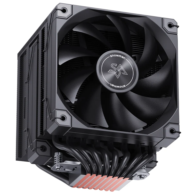man MT880-V4 CPUクーラー 空冷 ARGB SNOWMAN MT880-V4D-BK - High-Performance Game Computer Radiator