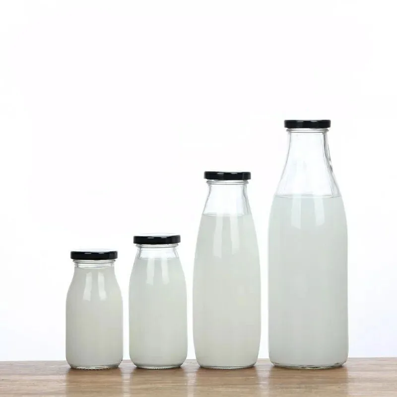 large capacity milk glass bottle 1000