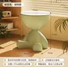 creativo stile laterale con spazio di archiviazione - colore matcha