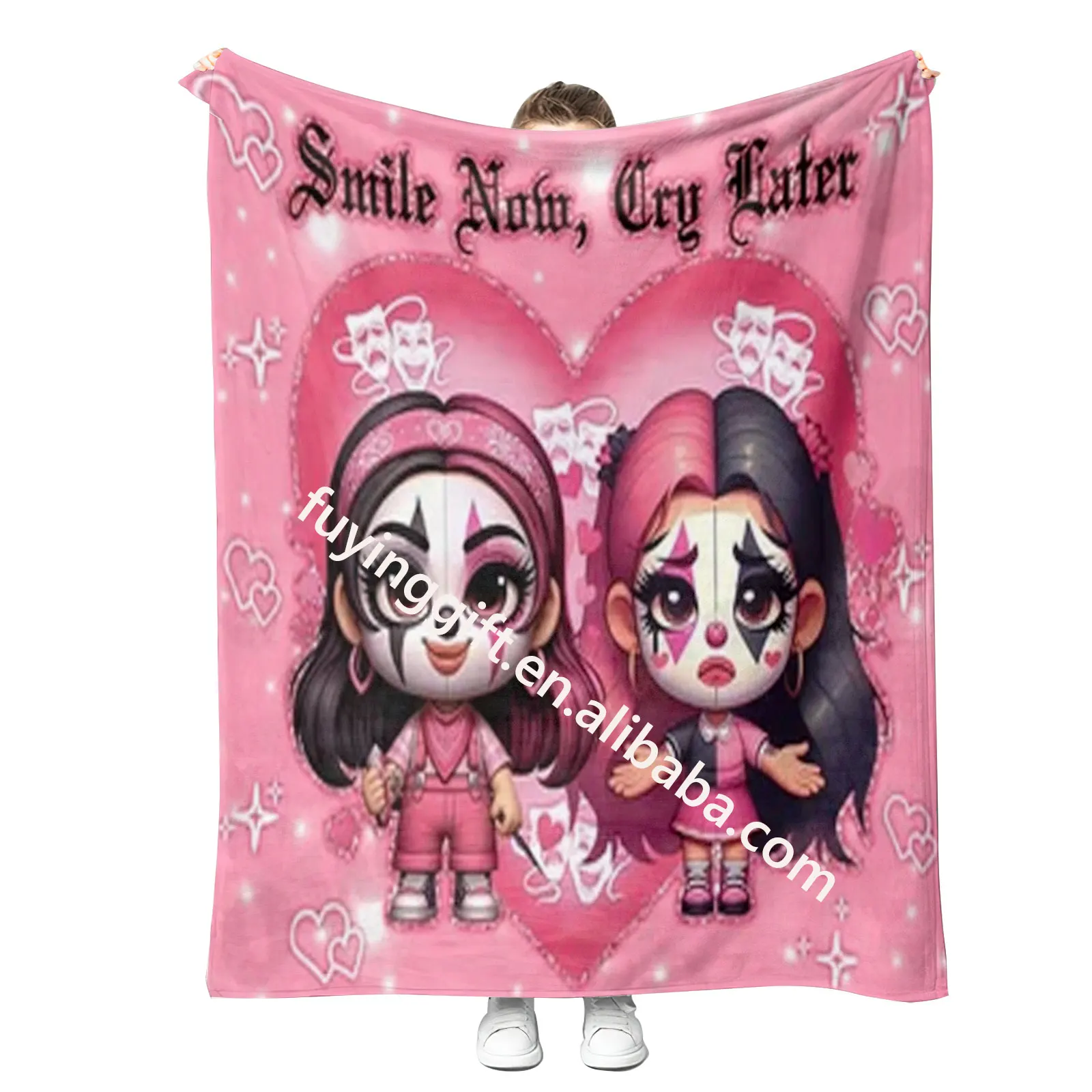 Cute Horror Smell Now Cry Later Spanish Girl Blanket Custom Cholo