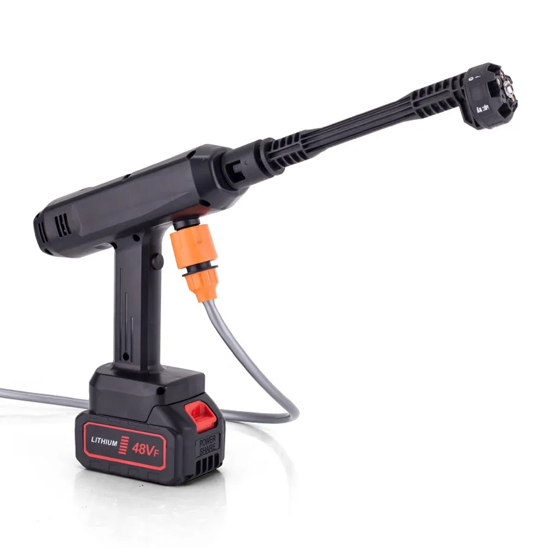 TEBAK Portable Car Pressure Washer Pressure Gun Lithium Battery Electric Car Wash Machine Automatic Multi-function Car Wash Gun