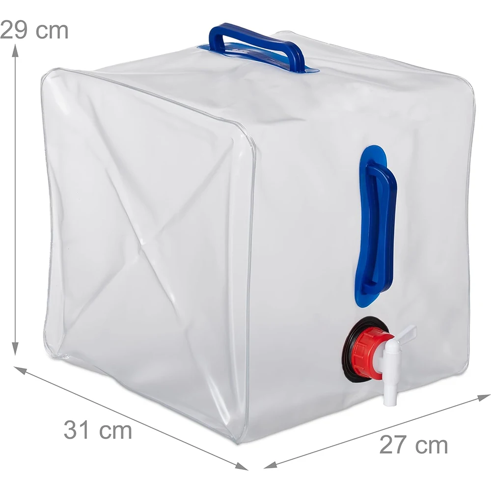 Contenitore Acqua Piegh Evole 5-20L Con Rubinetto - Per Campeggio E Trekking