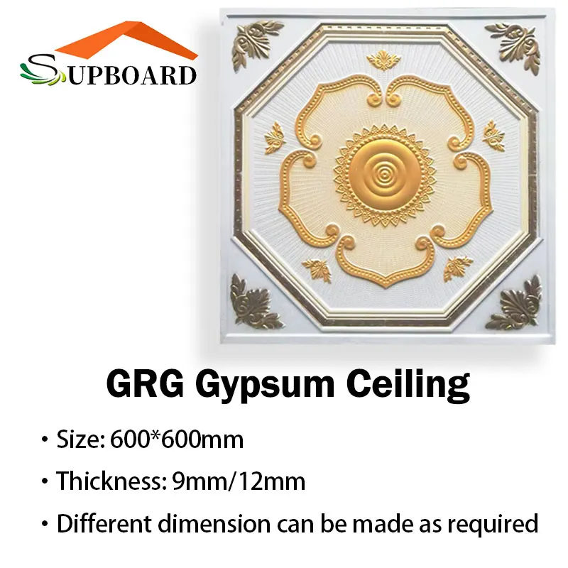Hot Sales Gypsum Ceiling Board  Flower Design Pictures