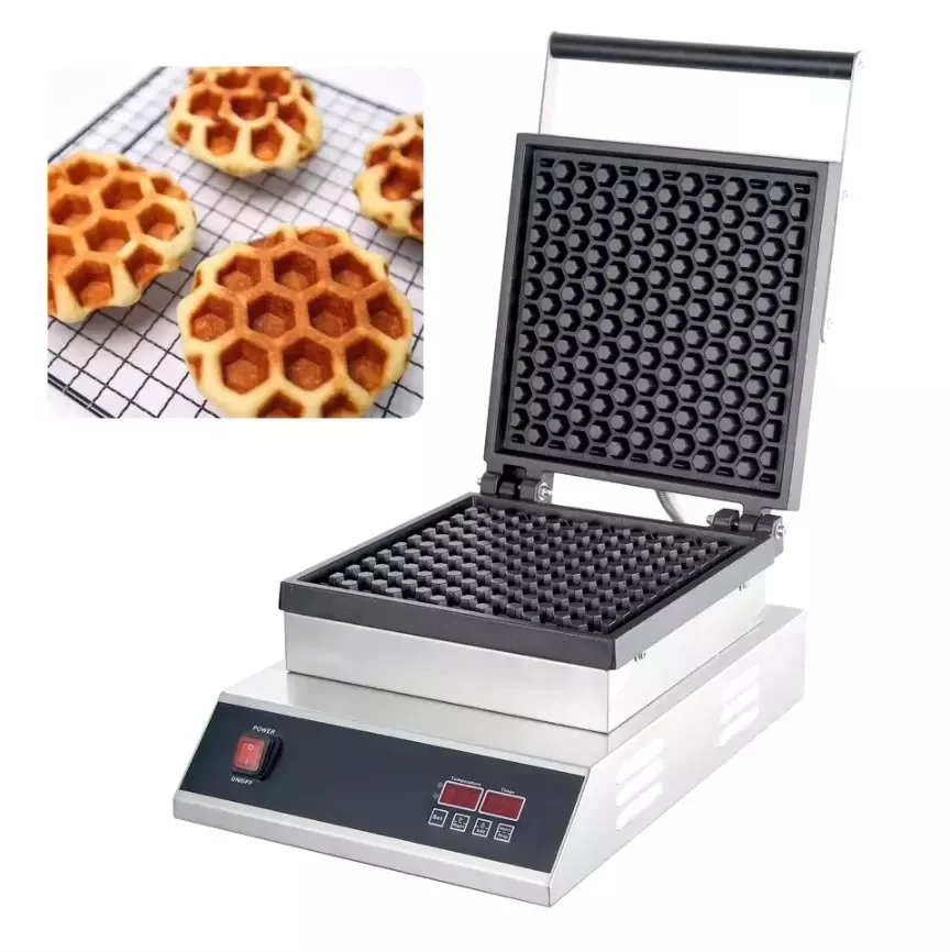Commercial Stainless Steel Bubble Waffle Maker Machine