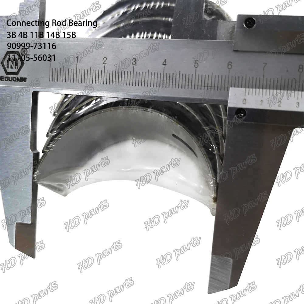 3B 4B 11B 14B 15B Connecting Rod Bearing 90999-73116 11705-56031 Suitable for Toyota Engine Parts