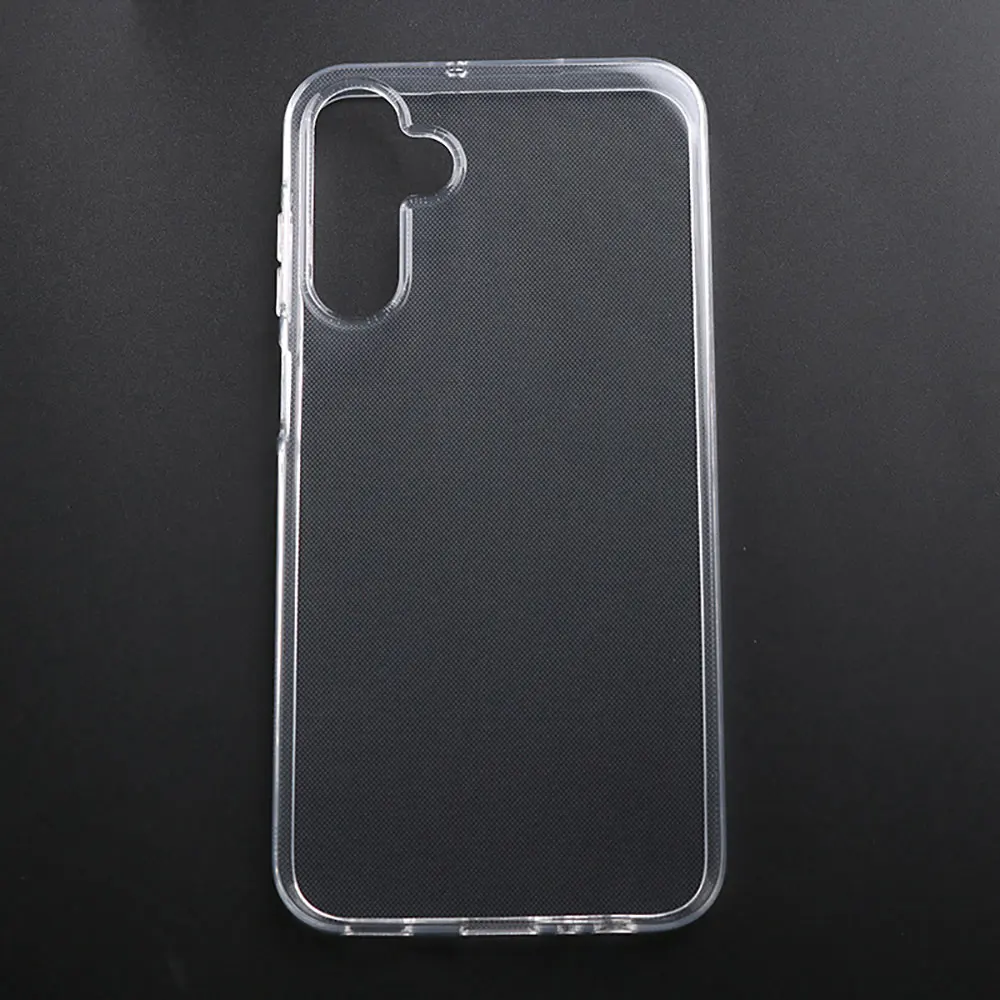 Transparent Phone Cover For Samsung Galaxy A15 Glitter Clear Case Anti Fall Tpu Customize Precision Hole SJK351 details