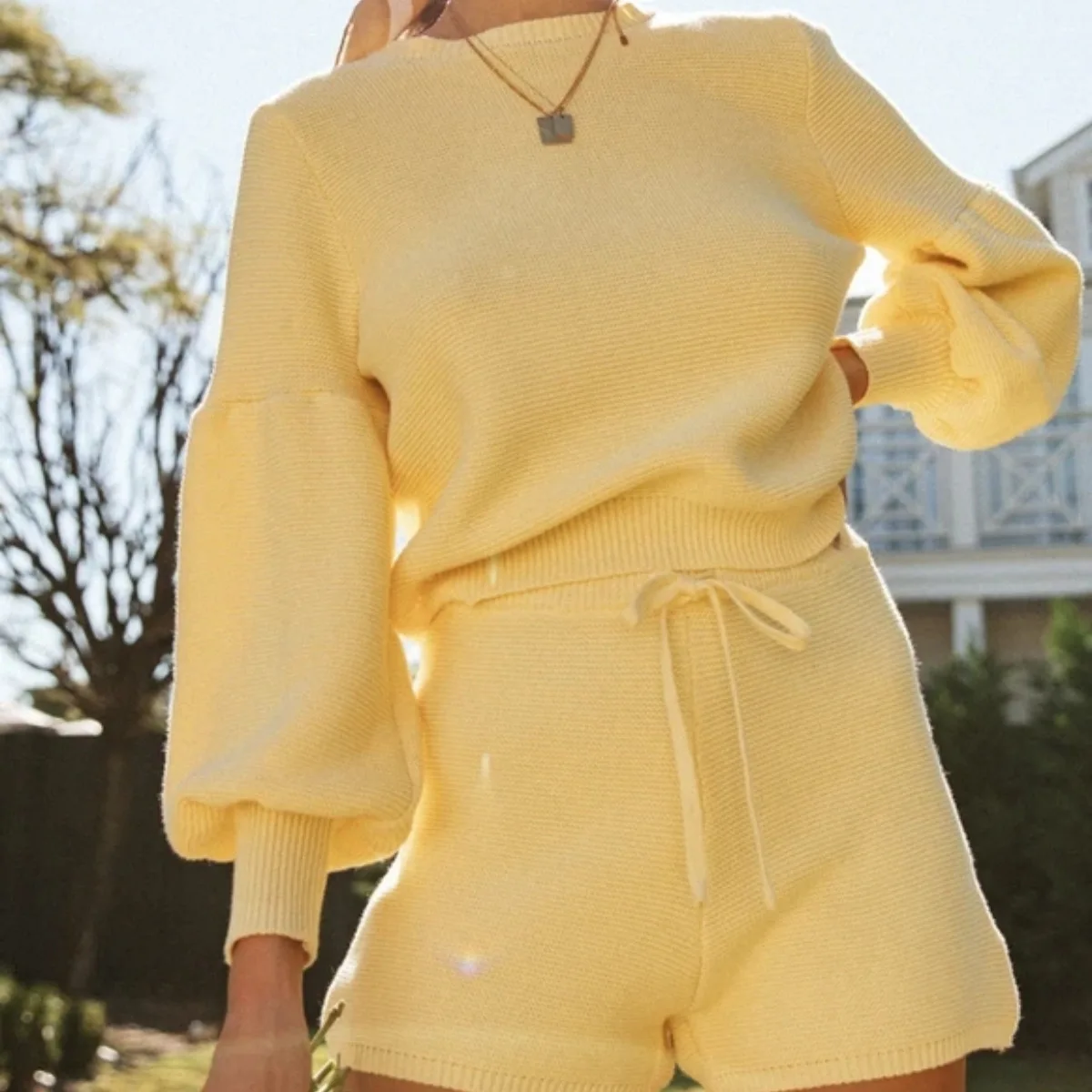 Macaron Sweater Suit Sweater 