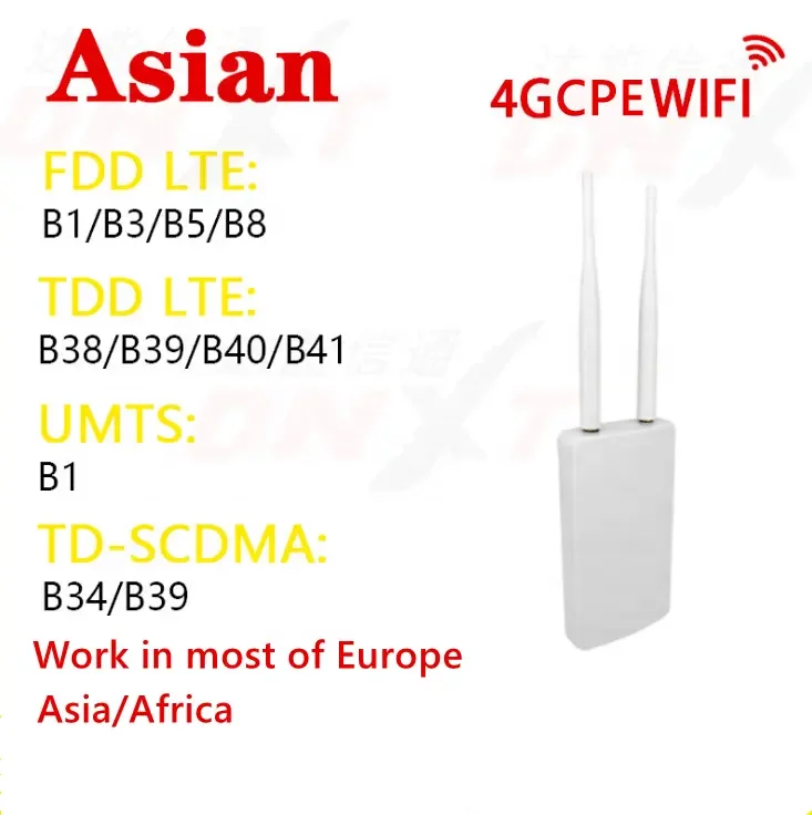 Most Popular 4G LTE Router with SIM Outdoor IP66 Router Wifi Wireless Router