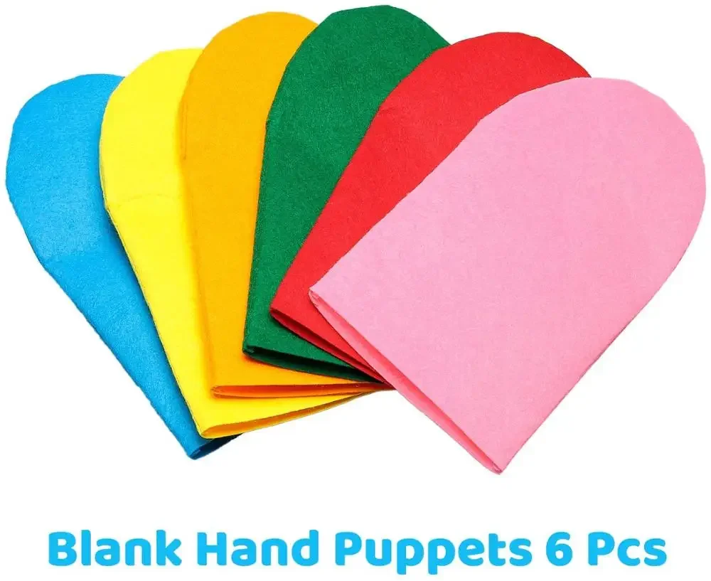 Custom Factory-Made Felt Animal Puppet Kit Kids Educational DIY Art Craft Soft Reusable Eco-Friendly Hand Puppet Making Kit