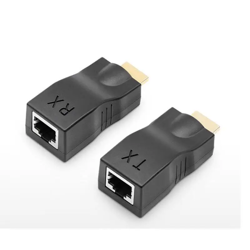 Factory Price Hdmi to Cat5 Cat6 Rj45 Converter 4k Hdmi Extender 30mtr