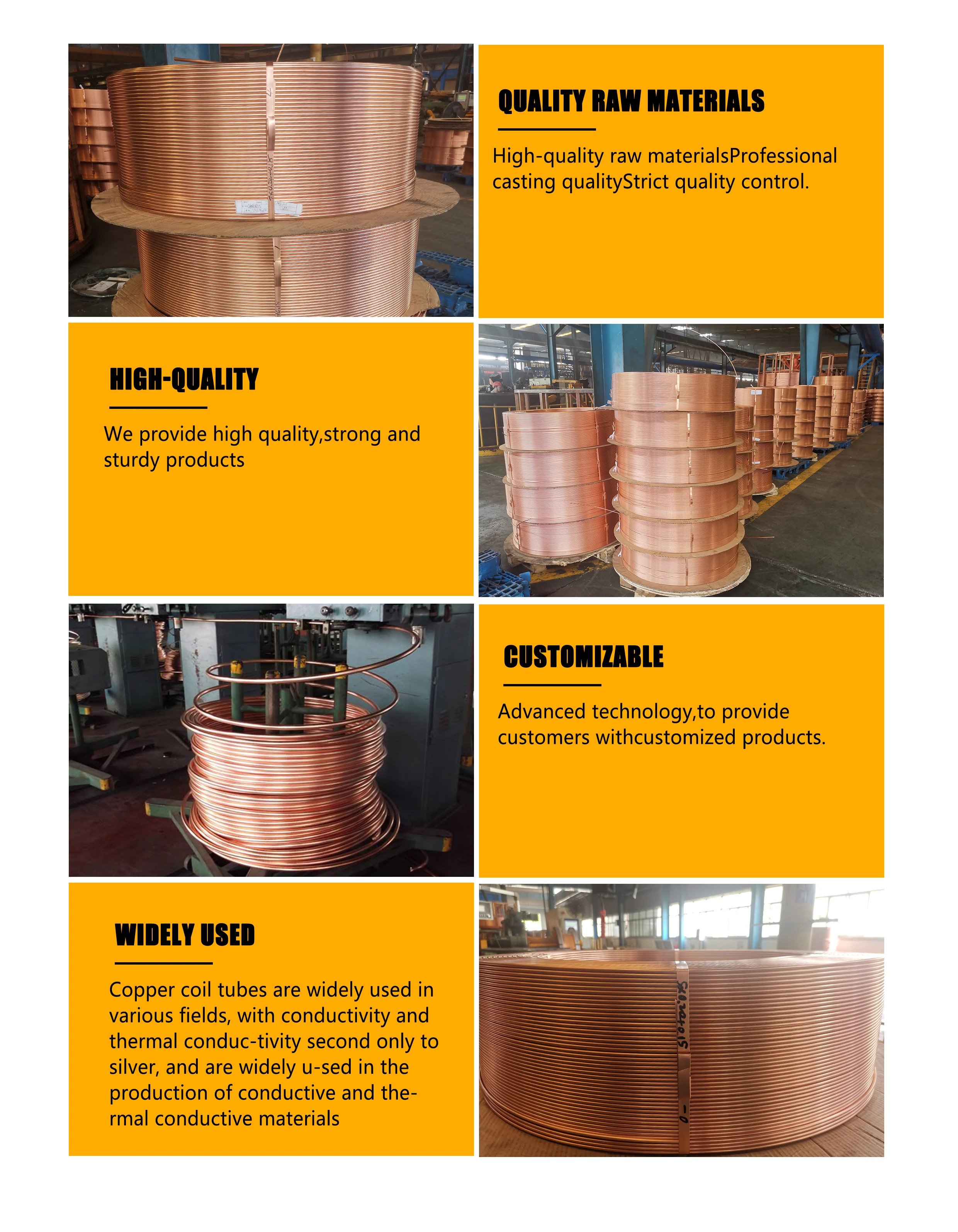 1/4" OD X 50 Ft Refrigeration Copper Tubing - Soft ACR Type, ASTM B280 Standard | For HVAC, AC, DIY Projects