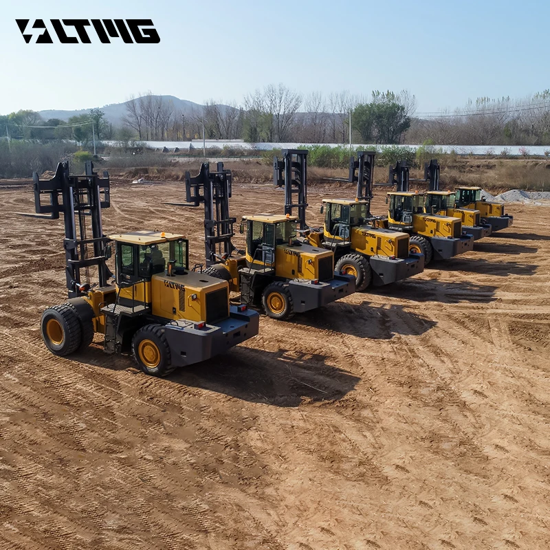 LTMG 4WD Heavy Loading Hydraulic Off Road Forklifts 20ton 15ton 10ton 12ton All Rough Terrain Forklift for Sale