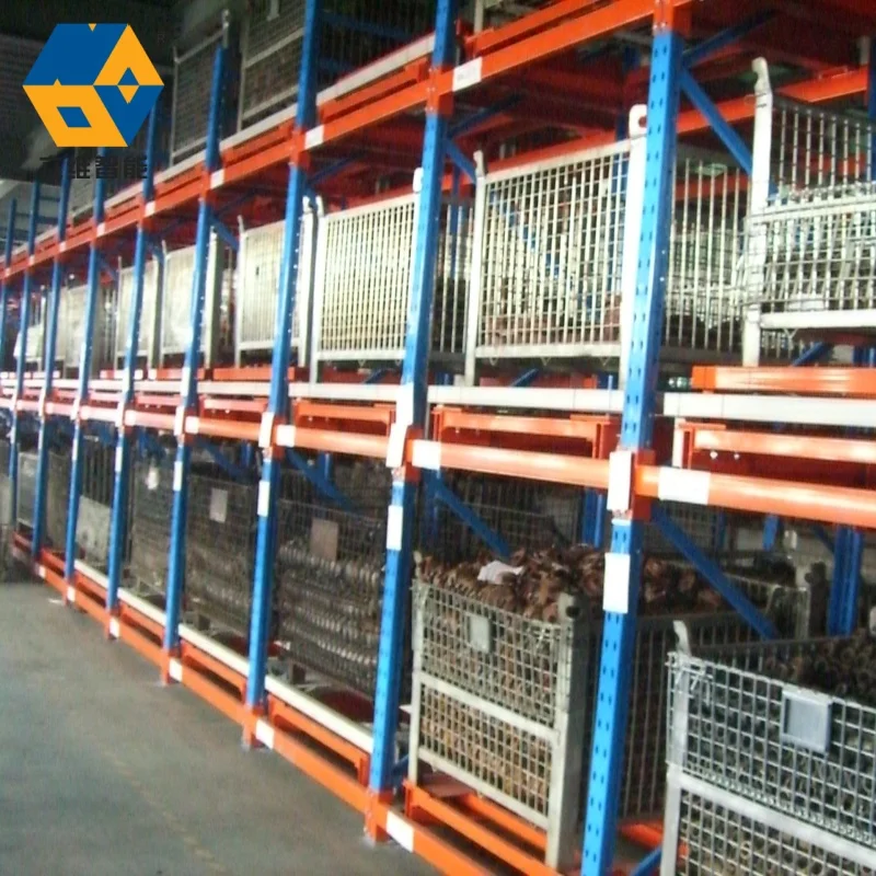 NOVA CE Heavy Duty Staand Frame Blauw Oranje Opslag Push Back Rack Reksystemen Magazijn Push Back Palletstellingen