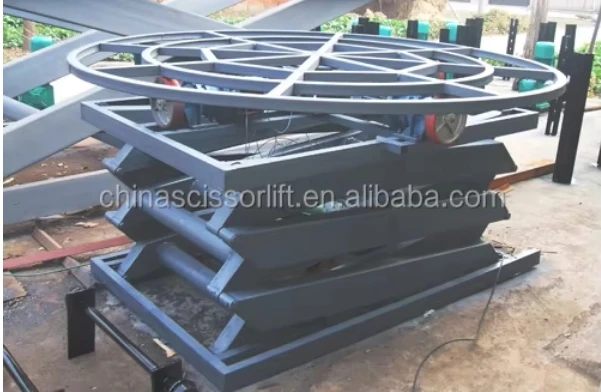 Customized Hydraulic Rotating Revolving Stage - Scissor Lift Platform ...