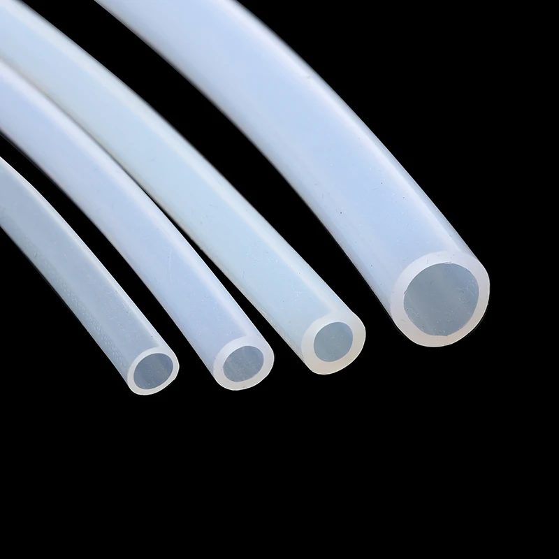 Customized high temperature resistant food grade transparent silicone tubing extruded soft vacuum color silicone tubing