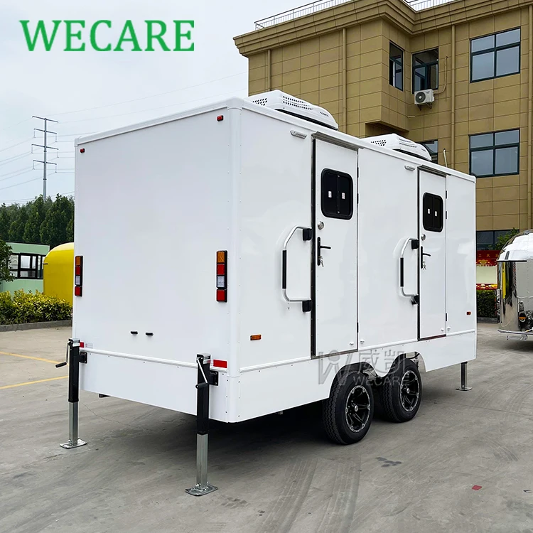 Wecare Portable Restrooms Outdoor Mobile Plastic Toilet Bathroom Trailer Washroom Camping Toilet