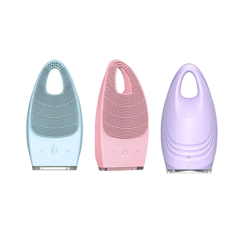 Tech Gadgets 2025 Professional IPX7 Make up Face Cleaning Scrub Brush Cleanser Electric Facial Cleansing Brush