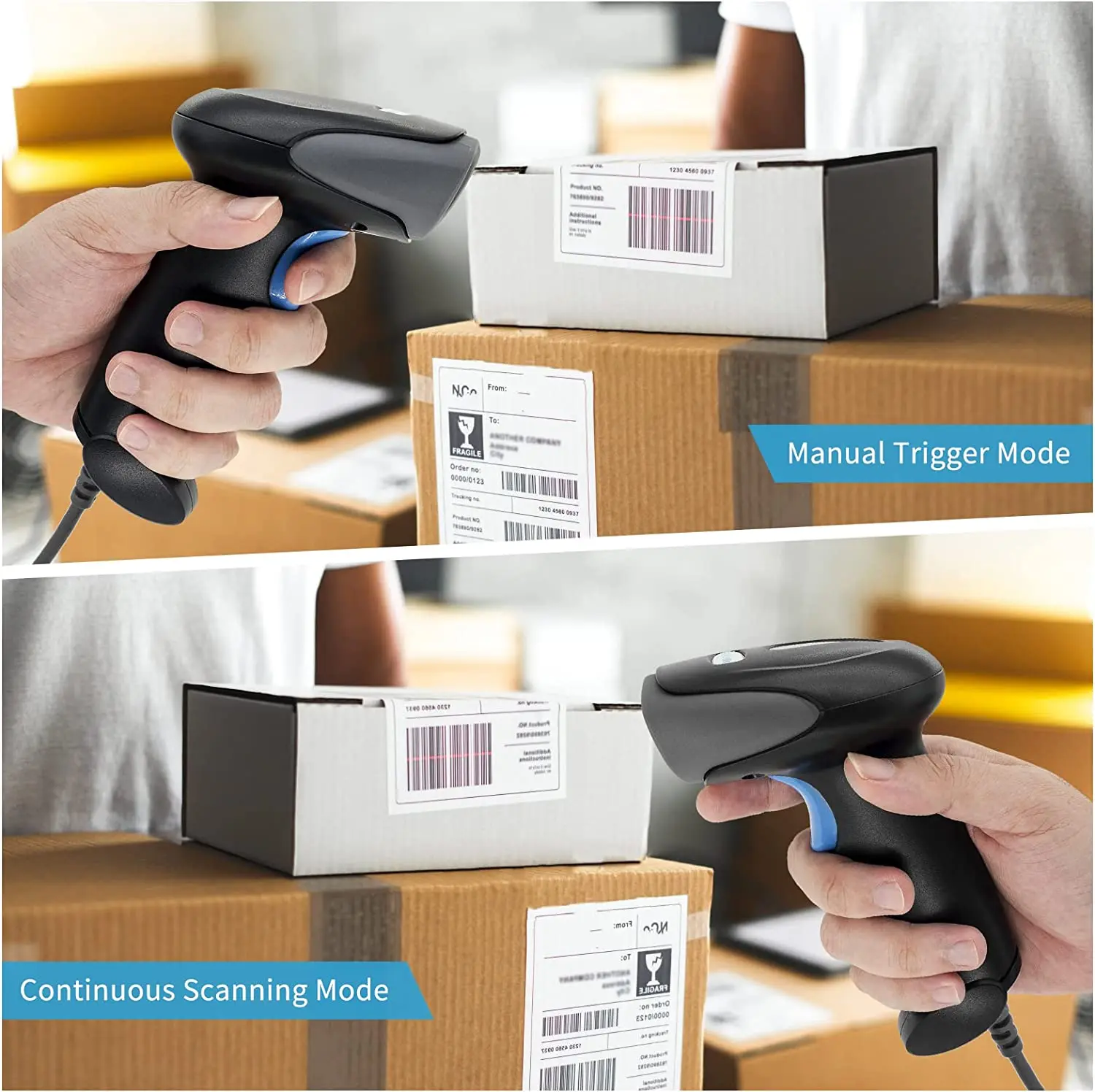 Wodemax Portable Wired Android Bar Code Reader Handheld Qr Code 1d 2d