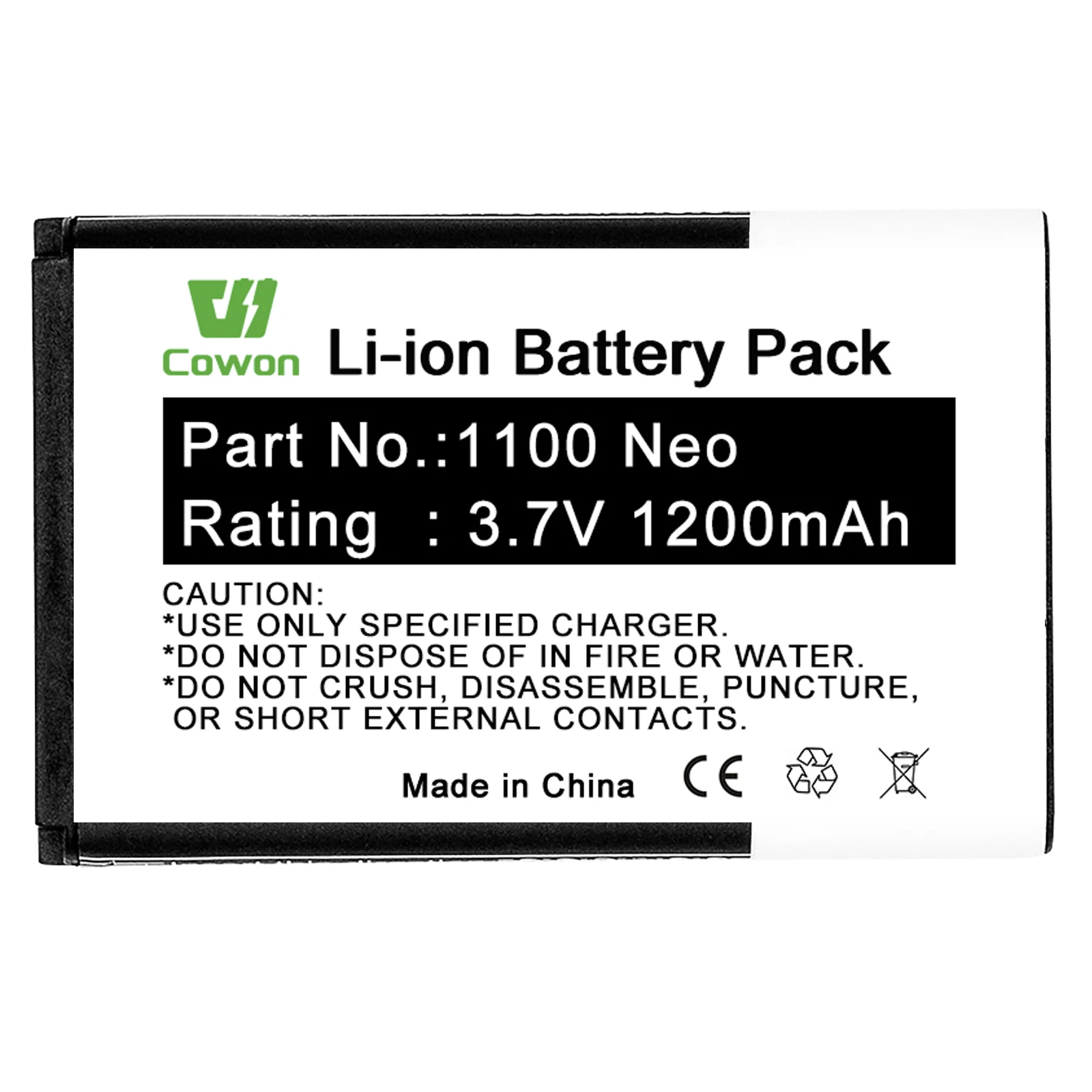1100 Neo Lithium Ion Li-ion Polymer 3.7V 1200mAh 85044055-00 Pos Terminal Batteries