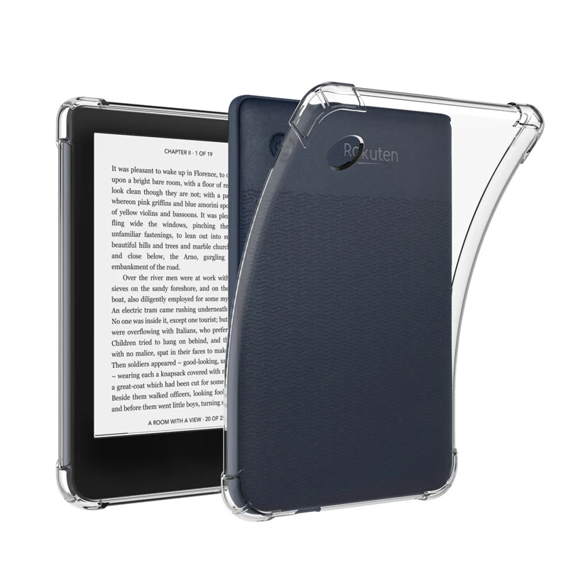 Anti-Yellow Transparent Clear Soft TPU Cover Case for Kobo Clara Colour 2024 for Kobo E-reader 2024