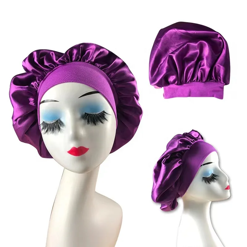 Factory Selling Reversible Silk Bonnets And Satin Hair Wraps Sleep ...