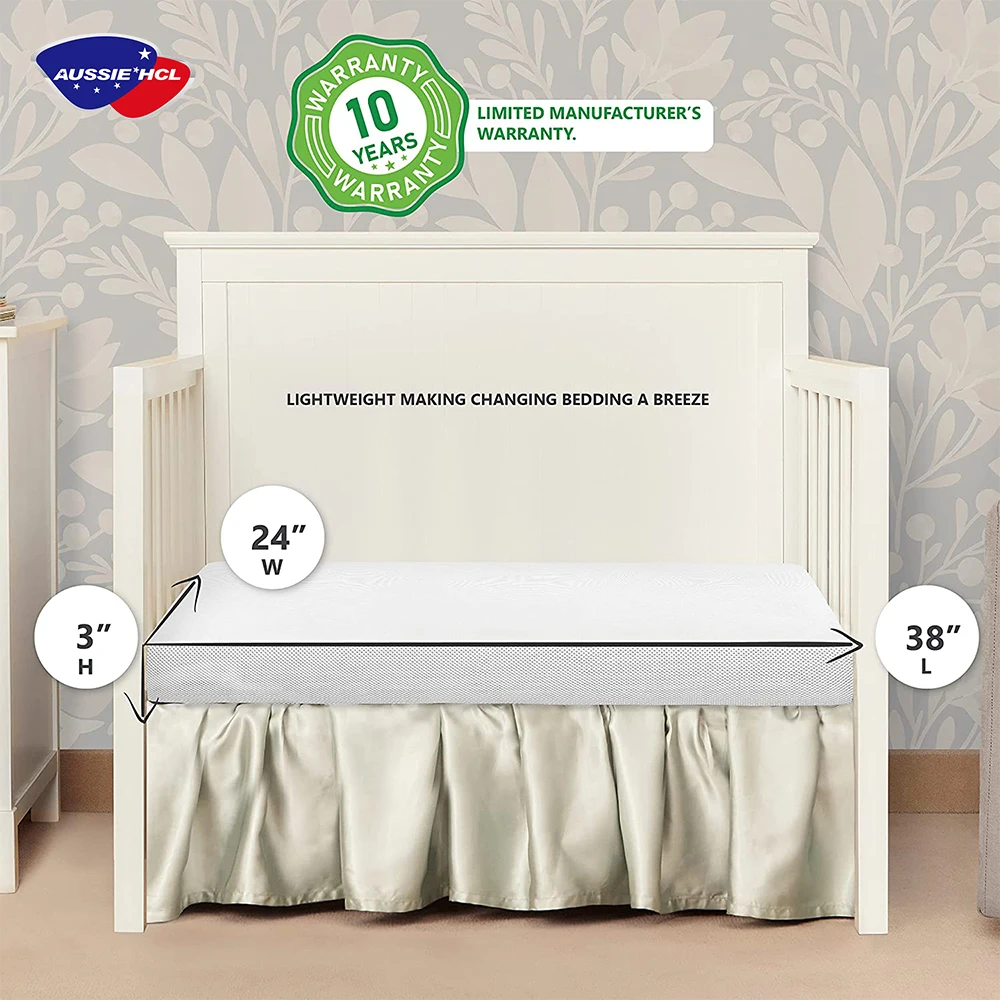 Baby Matras 60x120 Breathable, Hybrid Pocket Spring Mattress