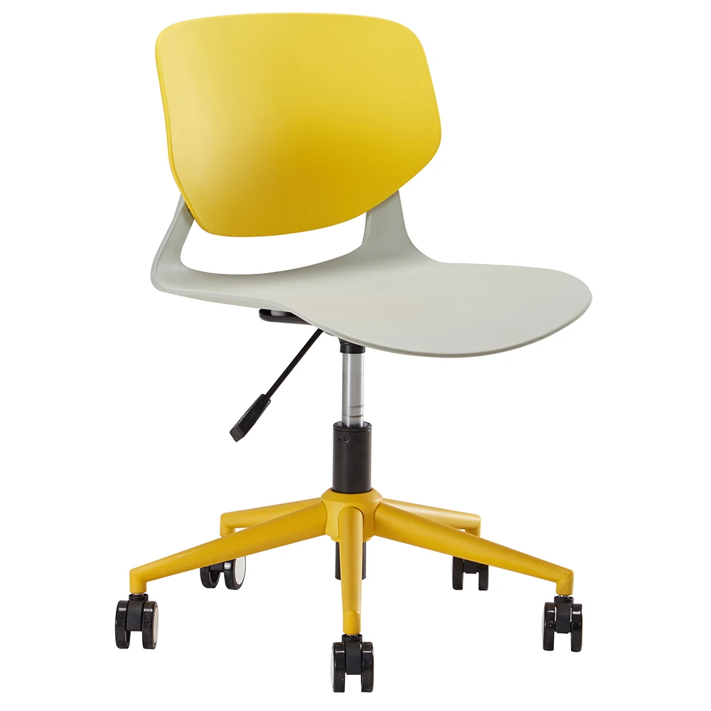 Yellow Armless Office Chair factory