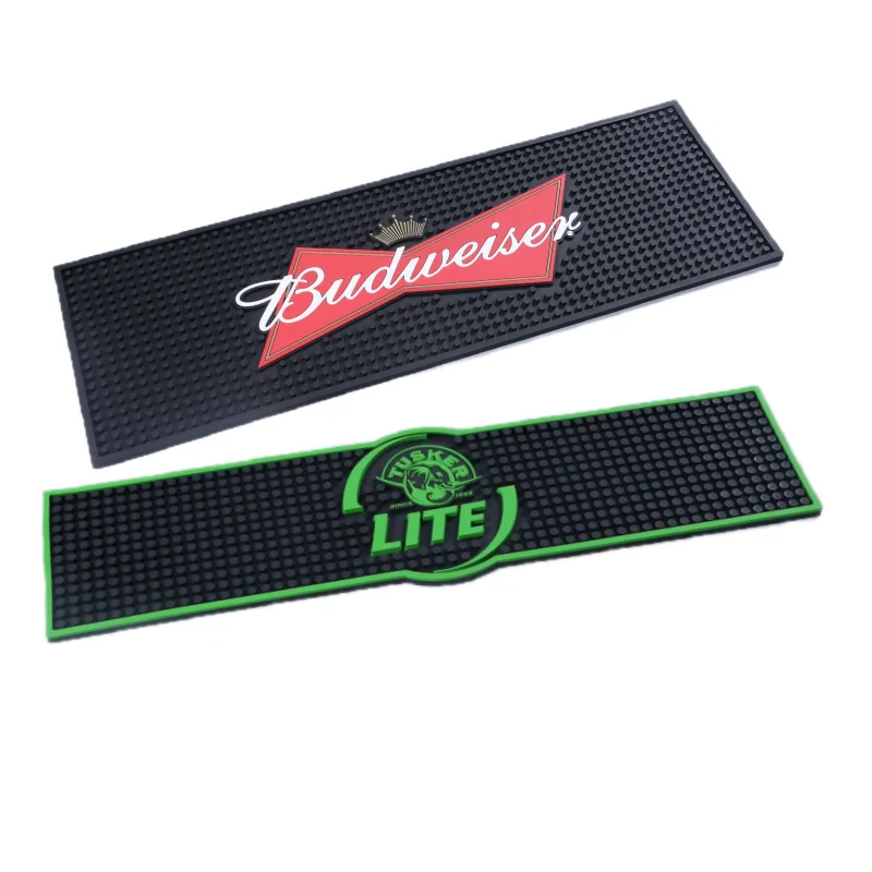 Bar Accessories Beer Mat Bar Mats Rubber Petsonalizado Glass Drip Tray