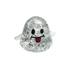 Malto fantasma con paillettes argento