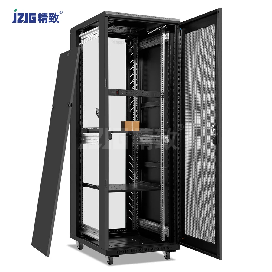 2024 New Arrival 37U Network Server Rack 19-Inch Data Center Cabinet with Cooling Fans Products in Stock