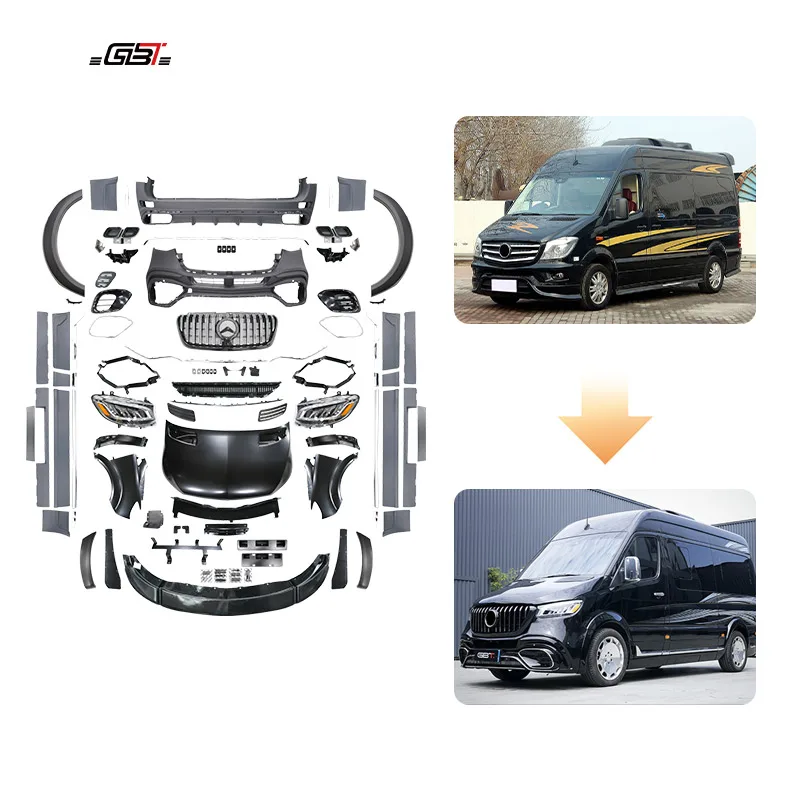 GBT 2024 Mercedes Sprinter W906 Kit to W907 Bumper Grill