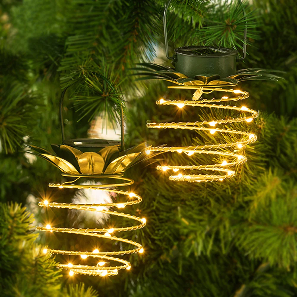 Outdoor Solar Hanging Lantern, Solar Lantern Waterproof Edison Solar Led Lantern Solar Garden Lantern Lights For Patio Yard Tree 1 Pack - View #10