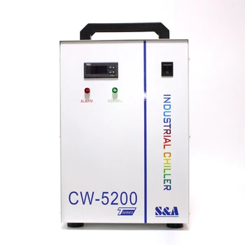 S&A CW-5200 Precise Temperature Control 50/60Hz Recirculating Water Cooling System Cooled Chiller